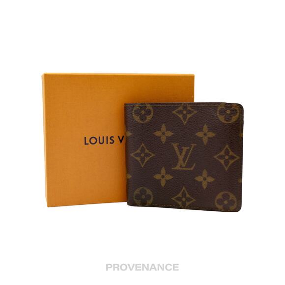 🔴 Louis Vuitton Bifold Wallet - Monogram Small "f" - Picture 1 of 10